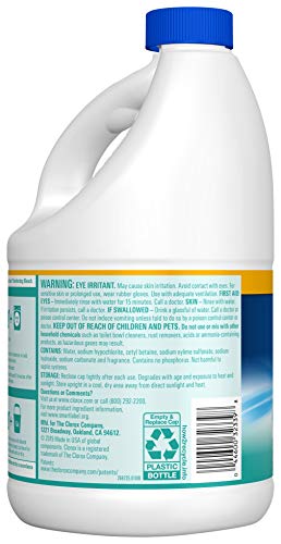 Clorox Splash-Less Liquid Bleach, Clean Linen - 77 Oz Bottle Grocery Clorox   