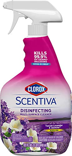 Clorox Scentiva Multi Surface Spray Tuscan Lavender & Jasmine 32 Ounces Package May Vary BISS Clorox   