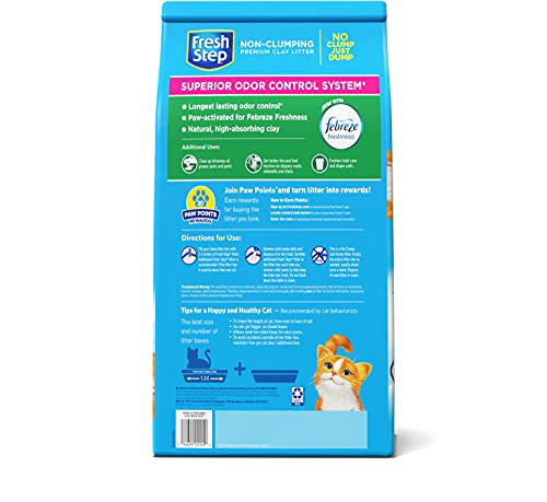 Fresh Step Non-Clumping Premium Cat Litter with Febreze Freshness, Scented, Multi, 224 Ounce (Package May Vary) Pet Products Fresh Step   