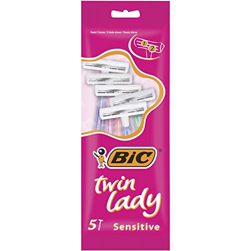 BIC Twin Lady, Pack 5, Twin Blade Razor Beauty BIC   