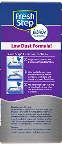 Fresh Step Multi-Cat Litter, Scented with Febreze, 25 Lb Pet Products Fresh Step   