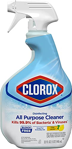 Clorox Crisp Lemon Disinfecting All Purpose Bleach Free Cleaner, 32 FL OZ