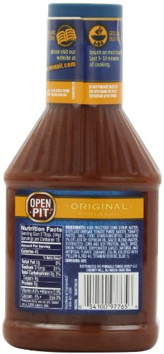 Open Pit Barbecue Sauce, Original, 18 Ounce (Pack of 6) Grocery Open Pit   