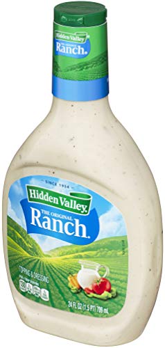 Hidden Valley Ranch Dressing & Dipping Sauce, Ranch Dressing and Pizza Topping, Gluten Free Salad Dressing, 24 Ounces Grocery Hidden Valley   