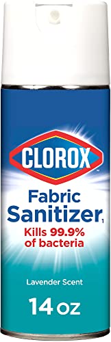 Clorox Fabric Sanitizer Aerosol Spray, Lavender Scent 14 Ounces Drugstore Clorox   