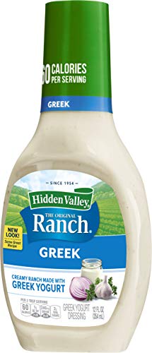 Hidden Valley Greek Yogurt Original Ranch Salad Dressing & Topping ...