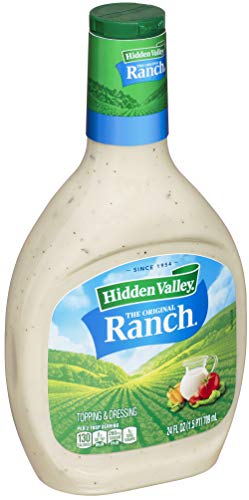 Hidden Valley Ranch Dressing & Dipping Sauce, Ranch Dressing and Pizza Topping, Gluten Free Salad Dressing, 24 Ounces Grocery Hidden Valley   