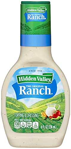 Hidden Valley Original Ranch Salad Dressing & Topping, Gluten Free - 8 Ounce Bottle (Package May Vary) Grocery Hidden Valley   