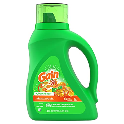 Gain Island Fresh 4.6 fl oz (1360 ml) Liquid Detergent Drugstore Gain   