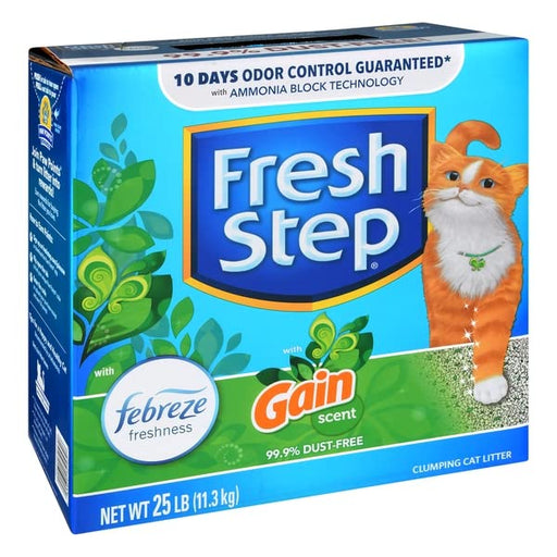 Fresh Step, Clumping Cat Litter with Gain Scent, 400 Ounce Pet Products Fresh Step   