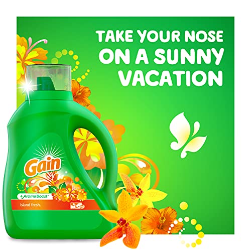 Gain Island Fresh 4.6 fl oz (1360 ml) Liquid Detergent Drugstore Gain   