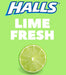 Halls Lime Fresh Flavor Cough Drops - with Menthol - 180 Drops (20 Sticks of 9 Drops) Drugstore Halls   