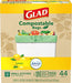 Glad Trash & Food Storage Kitchen Compost Bags 2.6 Gallon 100% Compostable Bag, Febreze Lemon, 44 Count (Package May Vary), Light Yellow (79265) Drugstore Glad   