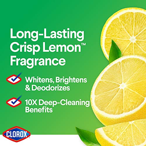 Clorox Splash-Less Bleach, Crisp Lemon, 77 Ounce Bottle (Package May Vary) Drugstore Clorox   