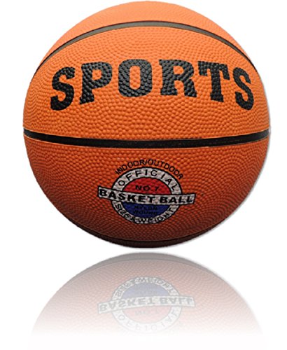 Full 90 Rubber Basketball, Recreational Basketball, Official Size & Weight Sports Full 90   