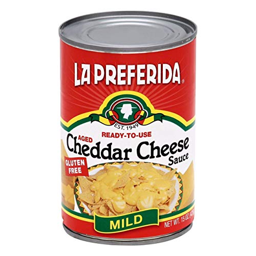 La Preferida Cheddar Cheese Sauce, 15-Ounce (Pack of 12) Grocery LA PREFERIDA   