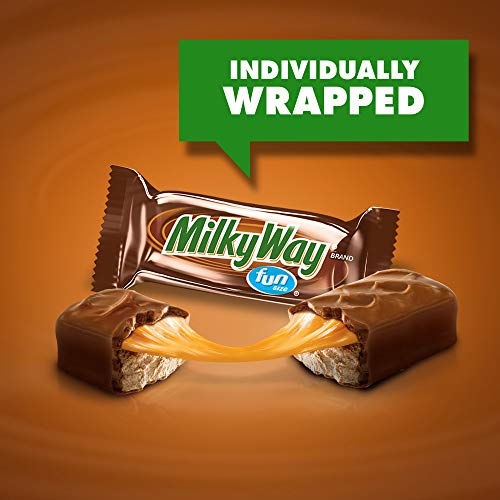 MILKY WAY Fun Size Milk Chocolate Candy Bars, 10.65 oz Bag Grocery MilkyWay   