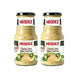 Herdez Authentic Mexican Medium Hot Sauces 15.7 Oz Gluten Free (Cilantro Lime Salsa cremosa, 2 Pack) Grocery Herdez   