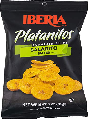 Iberia Lightly Salted Plantain Chips, 3 Ounce (Pack of 24) Grocery Iberia   