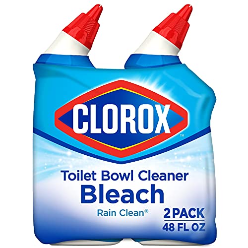 Clorox Toilet Bowl Cleaner, Rain Clean, 24 Ounces, 2 Pack Drugstore Clorox   