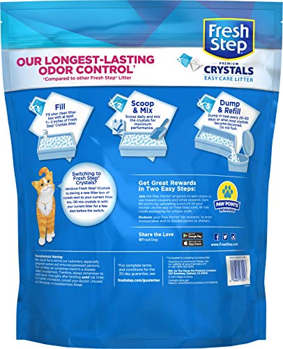 Fresh Step Crystals, Premium Cat Litter, Scented, 8 Pounds Beauty Fresh Step   