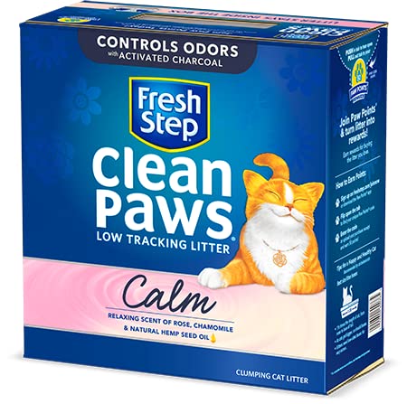 Clean Paws® Calm, Rose and Chamomile Scented Litter Pet Products Fresh Step   