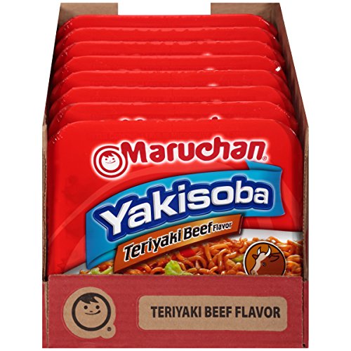 Maruchan Yakisoba Teriyaki Beef, 4.00 Oz, Pack of 8 Grocery Maruchan   