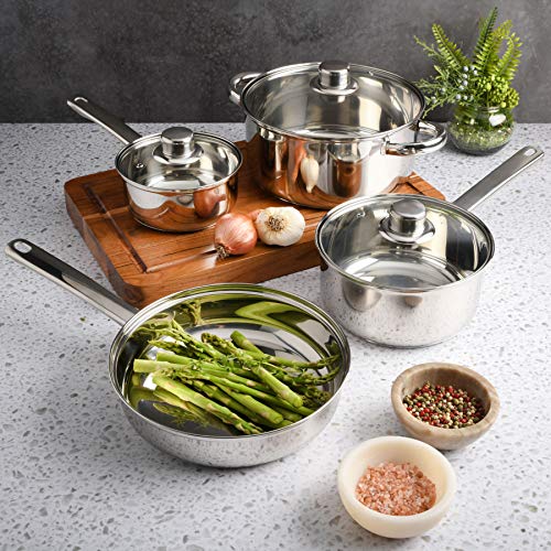 Gibson Home Landon 7 Piece Cookware Set Kitchen Gibson Home   