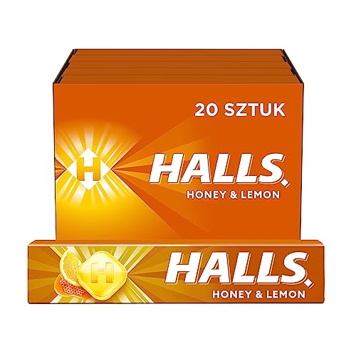 Halls Honey & Lemon (Pack of 20) Grocery Halls   