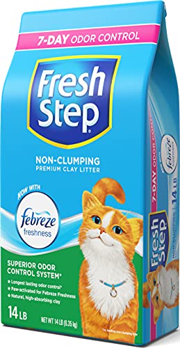 Fresh Step Non-Clumping Premium Cat Litter with Febreze Freshness, Scented, Multi, 224 Ounce (Package May Vary) Pet Products Fresh Step   