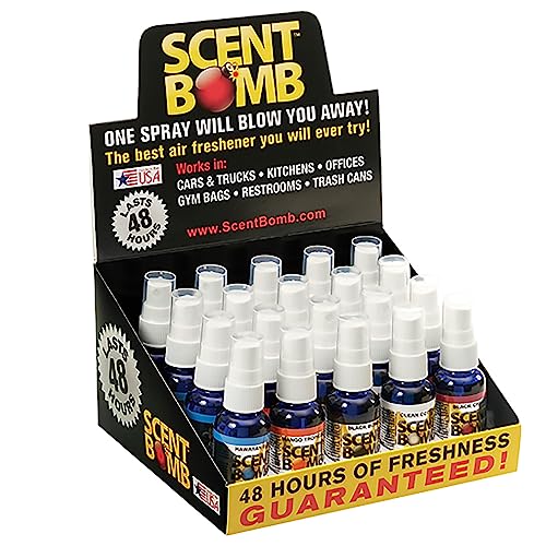 Scent Bomb Spray 1 Fl Oz Pack Of 20 Assorted Scents Automotive Parts and Accessories Generic   