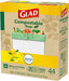 Glad Trash & Food Storage Kitchen Compost Bags 2.6 Gallon 100% Compostable Bag, Febreze Lemon, 44 Count (Package May Vary), Light Yellow (79265) Drugstore Glad   