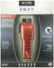 Andis 66215 Professional Envy Hair Clipper – High-Speed Adjustable Carbon-Steel Blade with Powerful Motor, 7200 Cutting Strokes Per Minute, Hanger Loop with Balanced Clipper"Red & Black Beauty Andis   