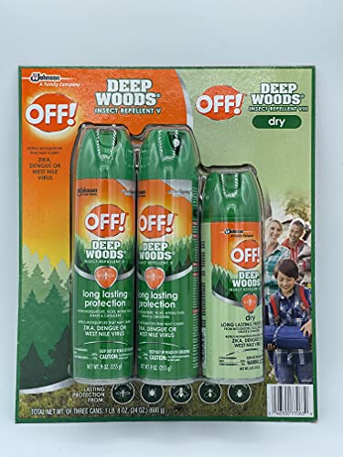 OFF! Deep Woods and Deep Woods Dry Mosquito Insect Repellent Combo Pack Lawn & Patio OFF!   