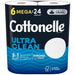 Cottonelle Ultra Clean Toilet Paper, Strong Toilet Tissue, 6 Mega Rolls (6 Mega Rolls = 24 Regular Rolls), 312 Sheets per Roll, Packaging May Vary Drugstore Cottonelle   