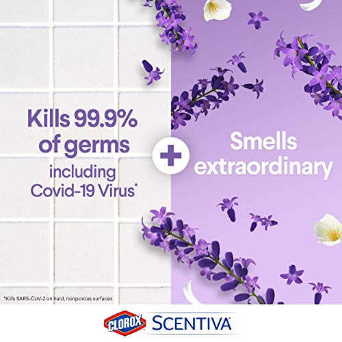 Clorox Scentiva Multi Surface Spray Tuscan Lavender & Jasmine 32 Ounces Package May Vary BISS Clorox   