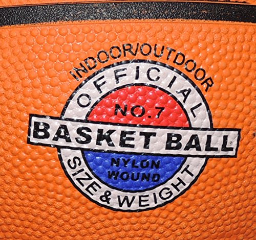 Full 90 Rubber Basketball, Recreational Basketball, Official Size & Weight Sports Full 90   