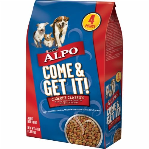 Alpo Dry Dog Food Come N Get It 4lb Full Case  Pack	4 / 4lb. Dog Food Alpo   