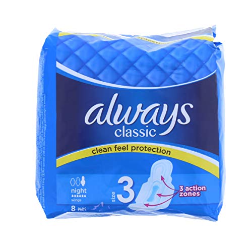 Always Classic 8 Nighttime Pads, Size 3 Drugstore Always   