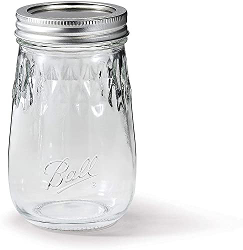 Ball Flute Jars, 16 Ounces, 4 pack Jars Ball   