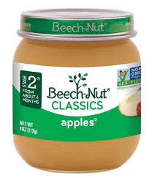 Beechnut Apple Sauce 4oz Pack of 10 / 4oz. Baby Food Beechnut   