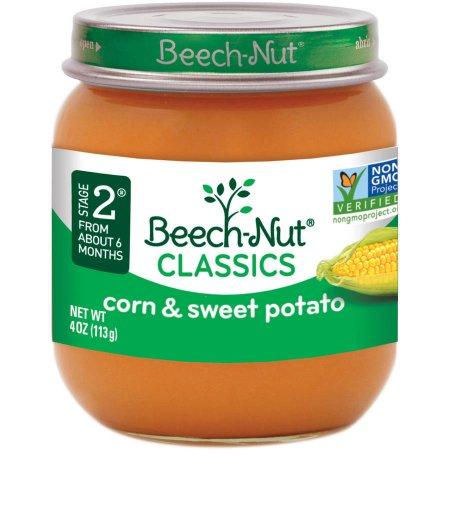 Beechnut Corn/Sweet Potato 4oz Pack of 10 / 4oz. Baby Food Beechnut   