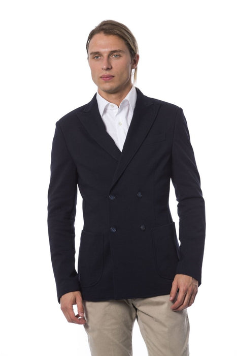 Blue Viscose Blazer-IT54/XL abbigliamento,uomo,abiti da sera DOLCE & GABBANA   