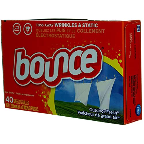 Bounce Fabric Softener Sheets, 40 Count Dryer Sheets Bounce   