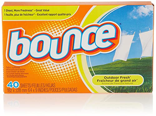 Bounce Fabric Softener Sheets, 40 Count Dryer Sheets Bounce   