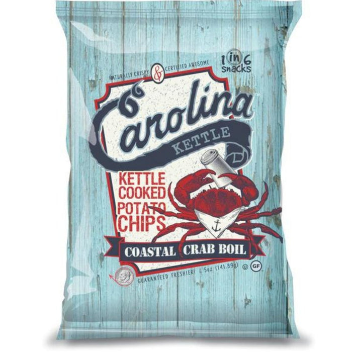 Carolina Kettle Chips Coastal Crab 5oz. Chips Carolina   