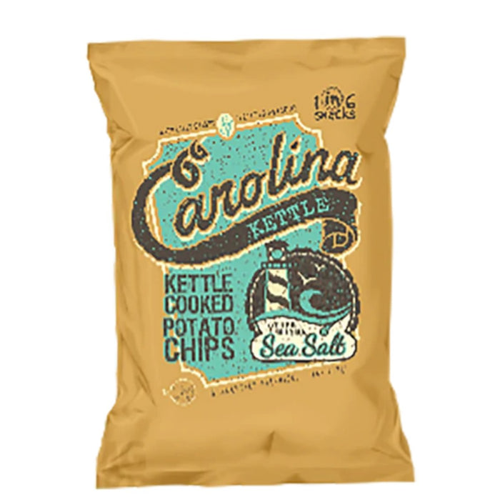 Carolina Kettle Chips Outer Banks Sea Salt Kettle Cooked Potato Chips 5oz. Chips Carolina   