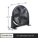 CCC Comfort Zone CZ700T 20" Kool Machine Turbo Fan Desk & Pedestal Fans CCC COMFORT ZONE   