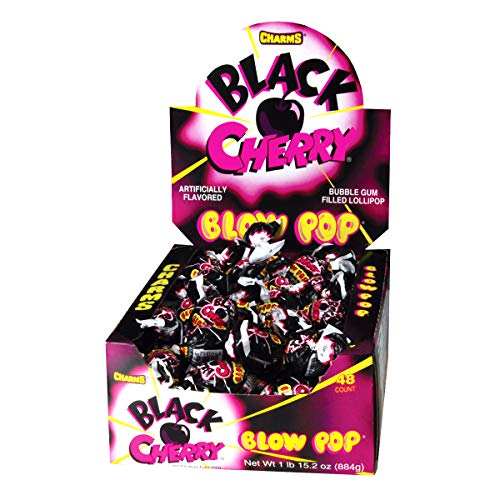 Charms Blow Pops Black Cherry 0.63oz. Pack	48 / 0.63oz. Candy & Chocolate Charms   