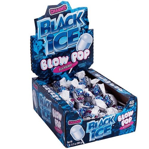 Charms Blow Pops Black Ice 0.63oz. Pack 48 / 0.63oz. Candy & Chocolate Charms   